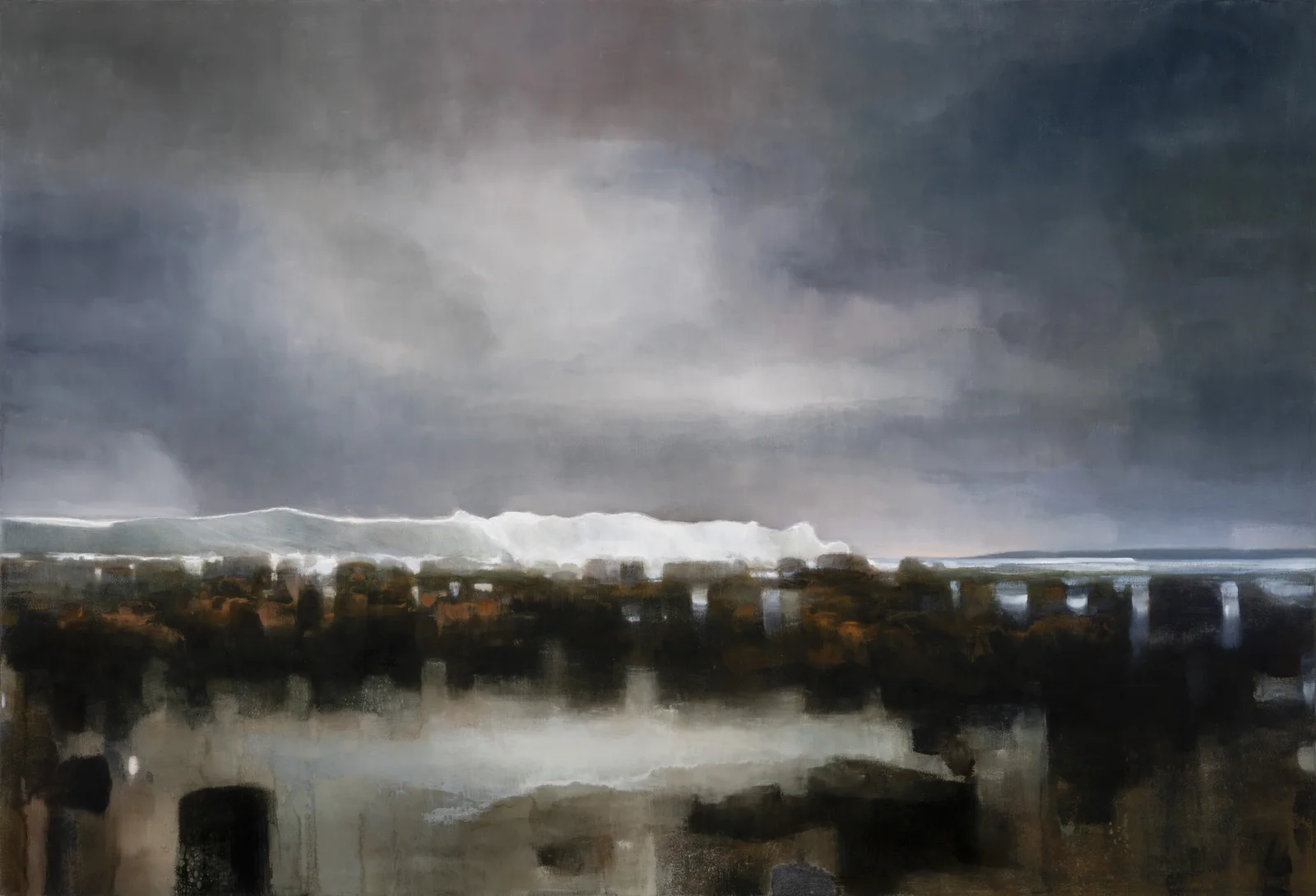 Volcanic sea — Oil on canvas by Graeme Altmann
